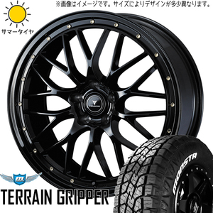 225/60R18 エクストレイル T32 CX-7 モンスタ M1 18インチ 7.5J +45 5H114.3P サマータイヤ ホイールセット 4本