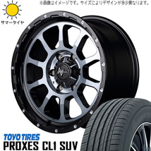 225/65R17 ハリアー RAV4 17インチ TOYO CL1 SUV M10 パーシング 7.0J +40 5H114.3P サマータイヤ ホイールセット 4本_画像1