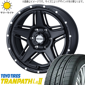 215/60R17 カローラクロス 17インチ TOYO Lu2 マッドヴァンス 07 7.0J +40 5H114.3P サマータイヤ ホイールセット 4本