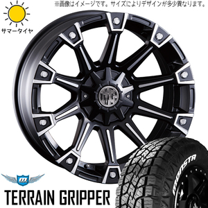 265/50R20 Hilux プラド 20インチ MONSTA TYRE TERRAIN GRIPPER ALL TERRAIN CRIMSON MG MONSTER サマータイヤ ホイールセット 4本