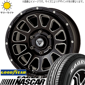 215/65R16 109/107 ハイエース GY ナスカー デルタフォース 16インチ 7.0J +38 6H139.7P サマータイヤ ホイールセット 4本