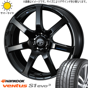 245/45R19 アルファード ハリアー HANKOOK プライム4 LEONIS ナヴィア07 19インチ 8.0J +45 5H114.3P サマータイヤ ホイールセット 4本