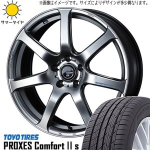 195/50R19 60系 プリウス TOYO プロクセス レオニス ナヴィア07 19インチ 8.0J +45 5H114.3P サマータイヤ ホイールセット 4本