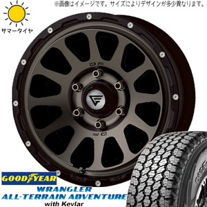 215/70R16 ハイエース GY ラングラー Kevlar デルタフォース 16インチ 7.0J +38 6H139.7P サマータイヤ ホイールセット 4本