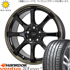 215/40R18 プリウス トレジア HK K127 Gスピード P08 18インチ 7.0J +48 5H100P サマータイヤ ホイールセット 4本