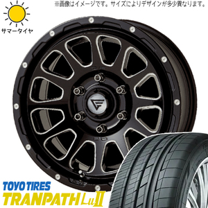 215/60R17 エクストレイル TOYO Lu2 デルタフォース 17インチ 8.0J +35 5H114.3P サマータイヤ ホイールセット 4本