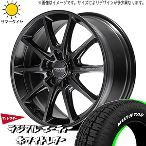 225/55R18 XV レガシィ MUDSTAR ラジアル A/T RACING R25 Plus 18インチ 7.5J +50 5H100P サマータイヤ ホイールセット 4本