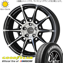 215/65R16 109/107 ハイエース GOODYEAR ナスカー ガレルナ レフィーノ 16インチ 6.5J +38 6H139.7P サマータイヤ ホイールセット 4本_画像1