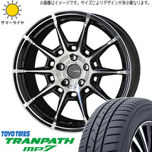 215/45R18 ノア ヴォクシー TOYO MP7 ガレルナ レフィーノ 18インチ 7.5J +48 5H114.3P サマータイヤ ホイールセット 4本_画像1