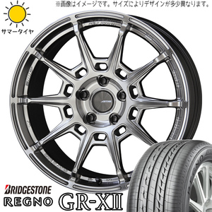 215/45R18 ヴォクシー ステップワゴン BS REGNO GRX2 ガレルナ レフィーノ 18インチ 8.0J +45 5H114.3P サマータイヤ ホイールセット 4本