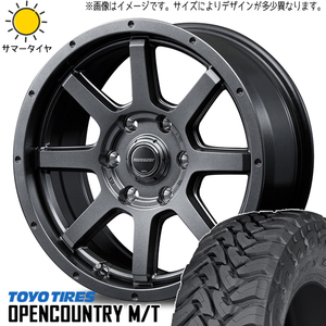 265/70R17 FJクルーザー GSJ15W TOYO オプカン M/T マッドライダー 17インチ 7.5J +25 6H139.7P サマータイヤ ホイールセット 4本