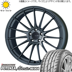 265/35R18 スカイラインGT-R R33 R34 BS ポテンザ RE004 ENKEI RS05RR 18インチ 9.5J +22 5H114.3P サマータイヤ ホイールセット 4本