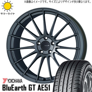 245/40R18 スカイラインGT-R R33 R34 Y/H GT AE51 ENKEI RS05RR 18インチ 9.5J +22 5H114.3P サマータイヤ ホイールセット 4本