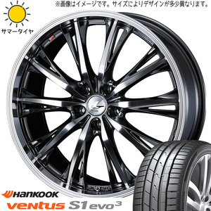 205/45R17 bB キューブ ノート HK ベンタス プライム4 レオニス RT 17インチ 6.5J +42 4H100P サマータイヤ ホイールセット 4本