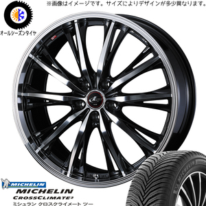 205/40R17 アクア スイフト MICHELIN レオニス RT 17インチ 6.5J +42 4H100P オールシーズンタイヤ ホイールセット 4本