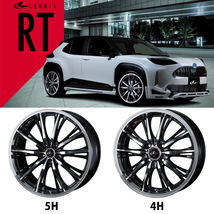 225/60R18 エクストレイル T32 CX5 TOYO GSi-6 LEONIS RT 18インチ 7.0J +47 5H114.3P スタッドレスタイヤ ホイールセット 4本_画像3