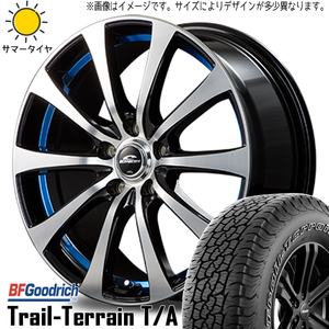 235/55R18 NX ヴァンガード ハリアー BFグッドリッチ T/A RX-01 18インチ 7.5J +38 5H114.3P サマータイヤ ホイールセット 4本