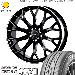 245/40R19 アルファード BS レグノ GRV2 ヴェネルディ シャロン 19インチ 8.0J +42 5H114.3P サマータイヤ ホイールセット 4本