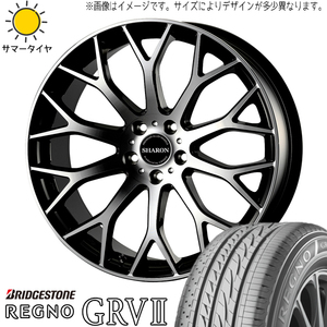 225/55R18 アウトランダー デリカ BS REGNO GRV2 ヴェネルディ シャロン 18インチ 8.0J +42 5H114.3P サマータイヤ ホイールセット 4本