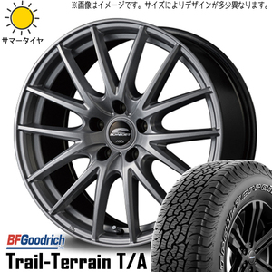 235/65R17 RAV4 BFグッドリッチ トレイルテレーン T/A SQ27 17インチ 7.0J +38 5H114.3P サマータイヤ ホイールセット 4本