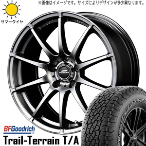 225/65R17 XV アウトバック BFグッドリッチ トレイルテレーン T/A 17インチ 7.0J +48 5H100P サマータイヤ ホイールセット 4本