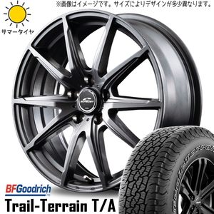 225/55R18 アウトランダー デリカ BFグッドリッチ T/A SLS 18インチ 8.0J +35 5H114.3P サマータイヤ ホイールセット 4本