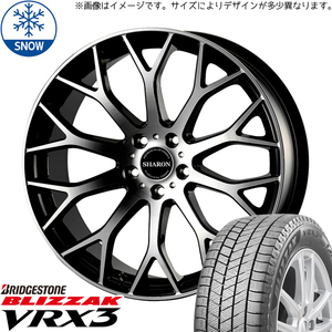 215/40R18 リーフ BS BLIZZAK VRX3 ヴェネルディ シャロン 18インチ 8.0J +42 5H114.3P スタッドレスタイヤ ホイールセット 4本