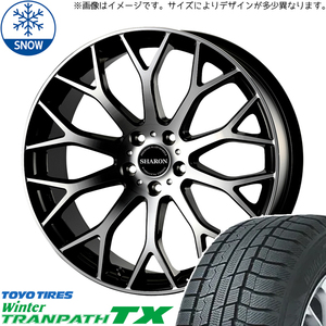 235/60R18 アリア アウトランダー CX60 TOYO TX シャロン 18インチ 7.5J +38 5H114.3P スタッドレスタイヤ ホイールセット 4本