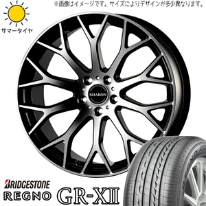 215/45R18 プリウスα BS レグノ GRX2 ヴェネルディ シャロン 18インチ 8.0J +42 5H114.3P サマータイヤ ホイールセット 4本