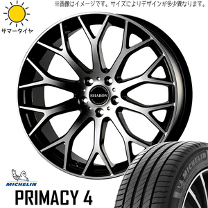 225/55R18 クロスオーバー J50 NJ50 MICHELIN プライマシー 4+ シャロン 18インチ 8.0J +42 5H114.3P サマータイヤ ホイールセット 4本