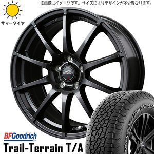 225/65R17 XV アウトバック BFグッドリッチ トレイルテレーン T/A 17インチ 7.0J +48 5H100P サマータイヤ ホイールセット 4本