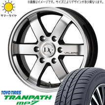 215/60R17 109/107 ハイエース TOYO MP7 ヴァレリ 17インチ 6.5J +38 6H139.7P サマータイヤ ホイールセット 4本_画像1