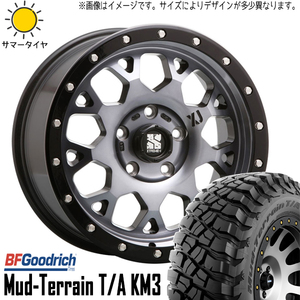 265/70R16 ハイラックスサーフ 16インチ BFGoodrich T/A KM3 XJ04 8.0J +18 6H139.7P サマータイヤ ホイールセット 4本