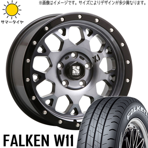 215/65R16 ハイエース 16インチ 109/107 FALKEN W11 MLJ XJ XJ04 6.5J +38 6H139.7P サマータイヤ ホイールセット 4本