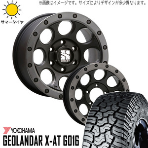 285/60R18 FJ プラド ハイラックス 18インチ Y/H X-AT G016 MLJ XJ XJ03 8.0J +20 6H139.7P サマータイヤ ホイールセット 4本