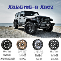 265/65R17 ハイラックス トライトン プラド 17インチ BFGoodrich T/A KO2 XJ07 8.0J +20 6H139.7P サマータイヤ ホイールセット 4本_画像2