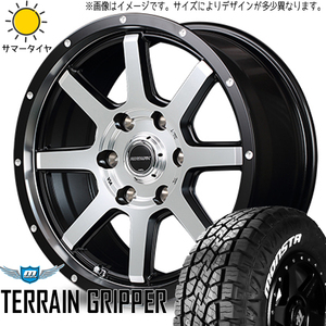 265/70R17 FJクルーザー GSJ15W モンスタタイヤ WF-8 17インチ 7.5J +25 6H139.7P サマータイヤ ホイールセット 4本