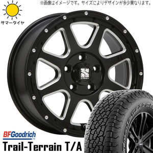 265/65R17 サーフ プラド パジェロ 17インチ BFGoodrich T/A XJ 7.5J +25 6H139.7P サマータイヤ ホイールセット 4本