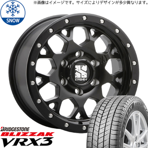 195/60R17 60系 プリウス 17インチ ブリヂストン ブリザック VRX3 MLJ XTREME-J XJ04 スタッドレスタイヤ ホイールセット 4本