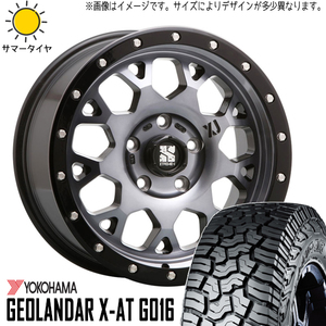 265/60R18 ハイラックス サーフ プラド 18インチ X-AT G016 MLJ XJ XJ04 8.0J +20 6H139.7P サマータイヤ ホイールセット 4本