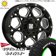 245/65R17 RAV4 デリカ 17インチ MUDSTAR ラジアル M/T MLJ XJ XJ06 7.0J +42 5H114.3P サマータイヤ ホイールセット 4本_画像1