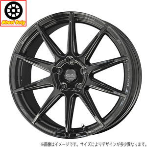 アルミホイール 4本 CIRCLAR C10R 1770+53 5-114.3 グロスブラック 17インチ