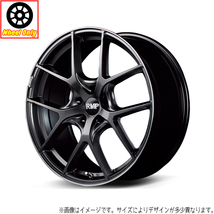 アルミホイール 4本 17インチ 025F セミグロスガンメタ 17×7.0J +48 5H112P VW アウディ 13R球面座_画像1