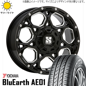 205/60R16 プリウスα 16インチ ヨコハマ AE01F MLJ エクストリームJ XJ06 7.0J +42 5H114.3P サマータイヤ ホイールセット 4本