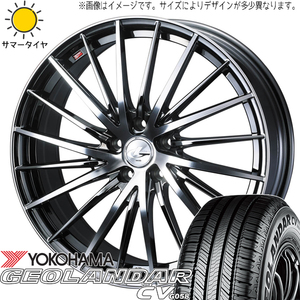 235/55R20 サマータイヤホイールセット レクサス RX etc (YOKOHAMA GEOLANDAR G058 & LEONIS FR 5穴 114.3)