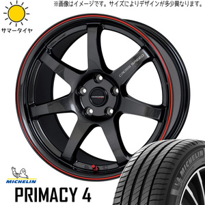 225/40R18 サマータイヤホイールセット 86 BRZ etc (MICHELIN PRIMACY4 & CROSSSPEED CR7 5穴 100)