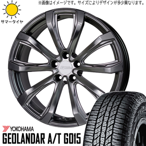 235/60R18 サマータイヤホイールセット レクサス RX etc (YOKOHAMA GEOLANDAR AT & Stich LEGZAS FS01 5穴 114.3)