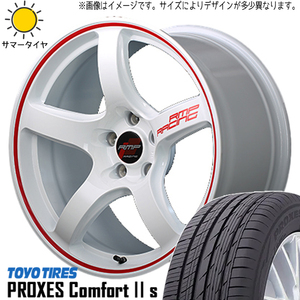 225/45R18 サマータイヤホイールセット カムリ etc (TOYO PROXES Comfort2S & RMPRacing R50 5穴 114.3)