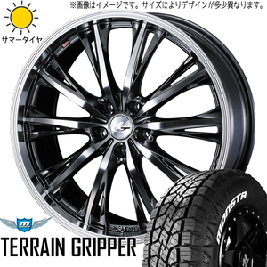 225/60R18 サマータイヤホイールセット CR-V etc (MONSTATYRE AT & LEONIS RT 5穴 114.3)