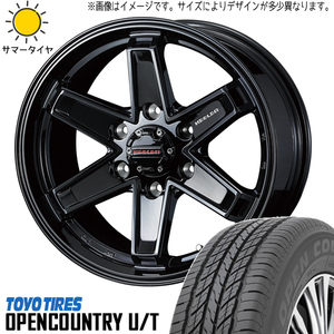 285/60R18 サマータイヤホイールセット プラド etc (TOYO OPENCOUNTRY UT & KEELERTACTICS 6穴 139.7)